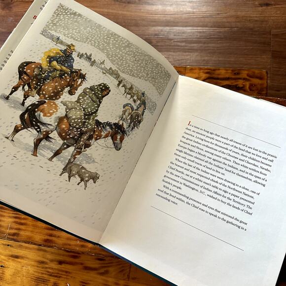 Vintage 1991 Brother Eagle, Sister Sky A Message From Chief Seattle Book - Picture 5 of 10